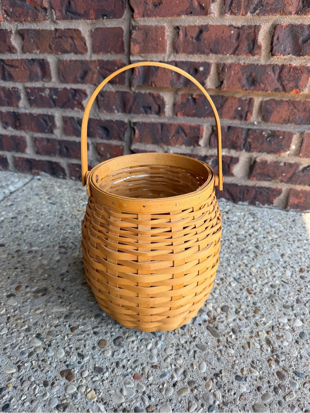 Longaberger 2000 Century Celebration Handwoven Basket | Dresden OH | Natural